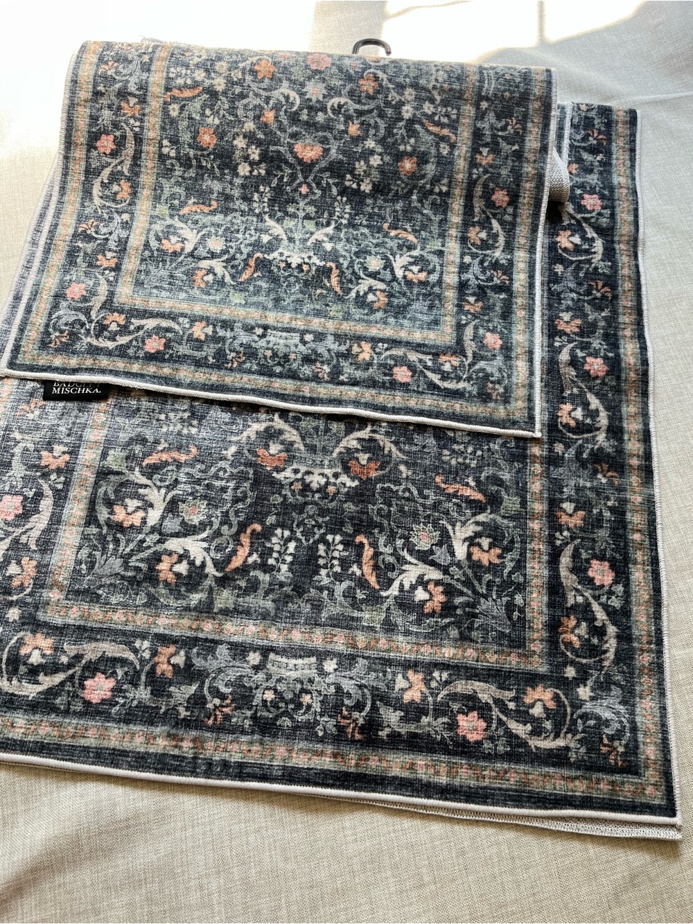 Two Badgley Mischka Rugs (2x3 Rug & 2.5 ft x 6 ft Runner) NWOT - Picture 7 of 16